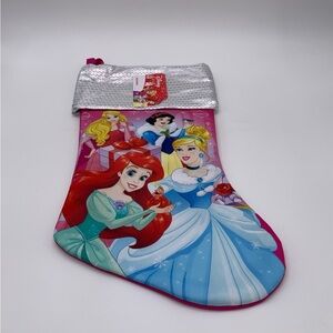 Disney Princess 16” Christmas Stocking Ariel Cinderella Belle Snow White